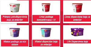 Gvožđar Inex Zorka Color Dekorativne unutrašnje boje Zorka Color